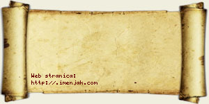 Emilija Selenić vizit kartica